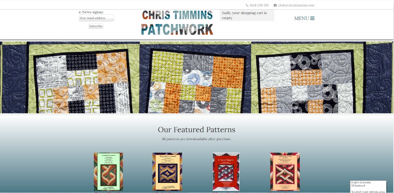 chris timmins patchwork website
